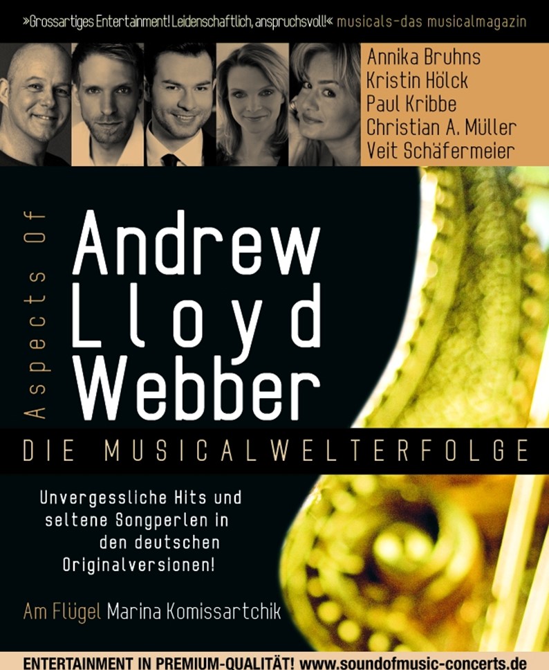 ASPECTS OF ANDREW LLOYD WEBBER – DIE MUSICALWELTERFOLGE!